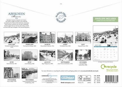 Carousel Worldwide, Aberdeen Memories 2026 A4 Wall Calendar