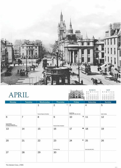 Carousel Worldwide, Aberdeen Memories 2026 A4 Wall Calendar
