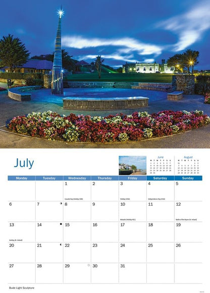Carousel Worldwide, Bude 2026 A4 Wall Calendar