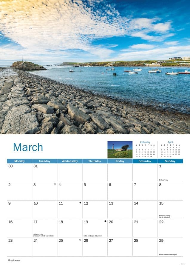 Carousel Worldwide, Bude 2026 A4 Wall Calendar