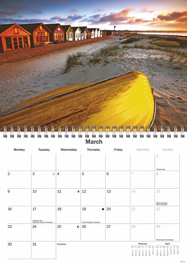 Carousel Worldwide, Dorset 2026 A5 Wall Calendar