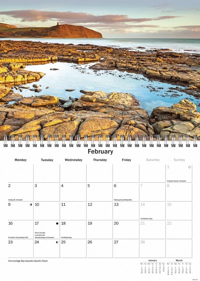 Carousel Worldwide, Dorset 2026 A5 Wall Calendar
