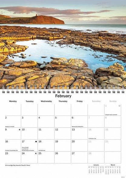 Carousel Worldwide, Dorset 2026 A5 Wall Calendar