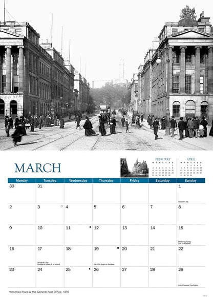 Carousel Worldwide, Edinburgh Memories 2026 A4 Wall Calendar