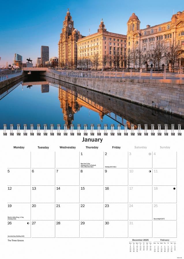 Carousel Worldwide, Liverpool 2026 A5 Wall Calendar
