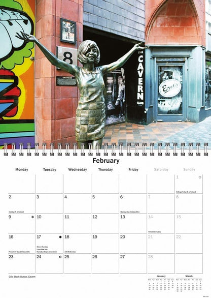 Carousel Worldwide, Liverpool 2026 A5 Wall Calendar