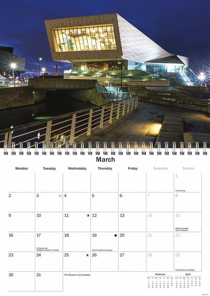 Carousel Worldwide, Liverpool 2026 A5 Wall Calendar