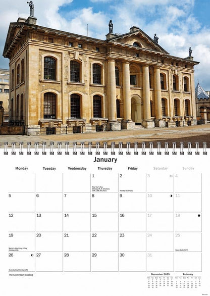 Carousel Worldwide, Oxford 2026 A5 Wall Calendar
