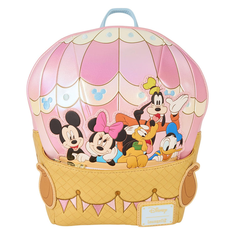 Disney By Loungefly Mini Backpack Mickey & Friends Figural Hot Air Balloon