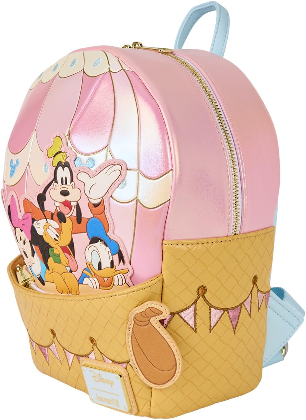 Disney By Loungefly Mini Backpack Mickey & Friends Figural Hot Air Balloon