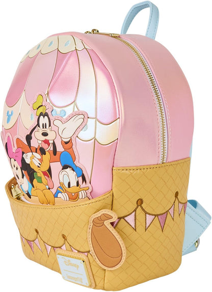 Disney By Loungefly Mini Backpack Mickey & Friends Figural Hot Air Balloon