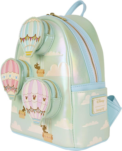 Loungefly Disney Mickey & Friends - Mini zaino con mongolfiera
