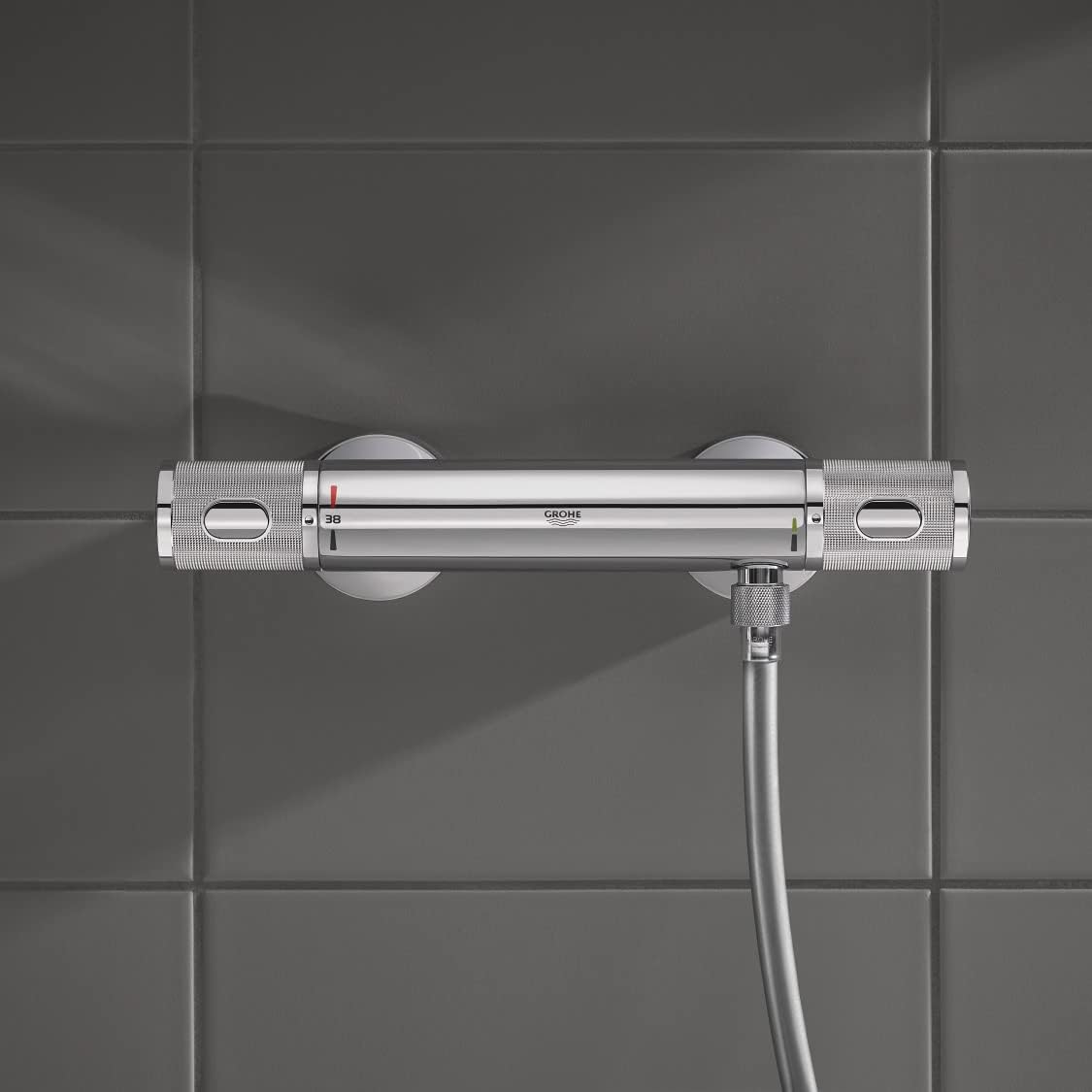 Grohe Quickfix Precision Feel Thermostatische Douchekraan - Ecojoy - Cooltouch - Incl. Koppelingen - 15 Cm - 34790000