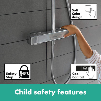 Hansgrohe Ecostat E Douchethermostaat Opbouw Chroom