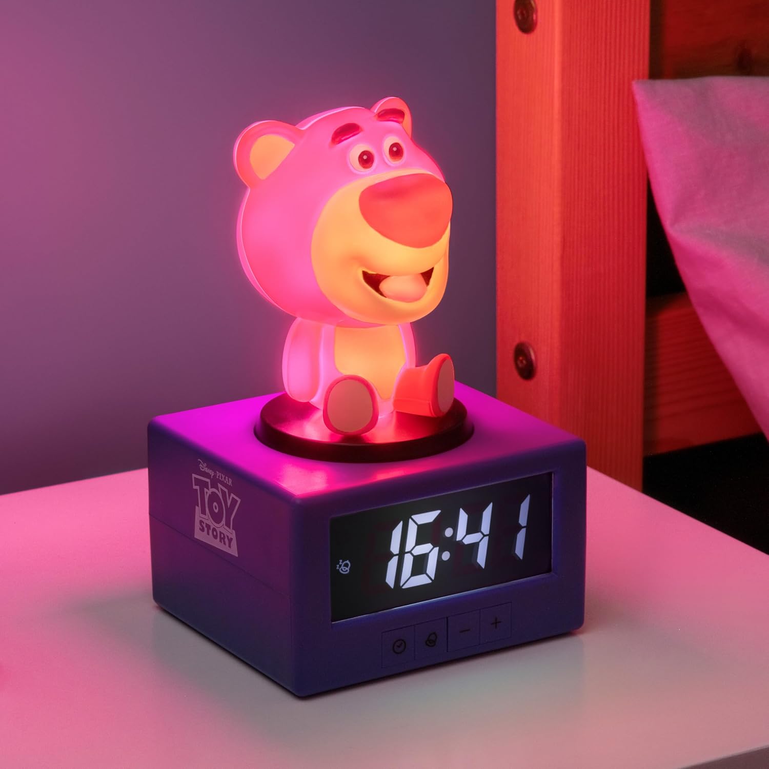 Paladone Alarm Clock, Pink, Small