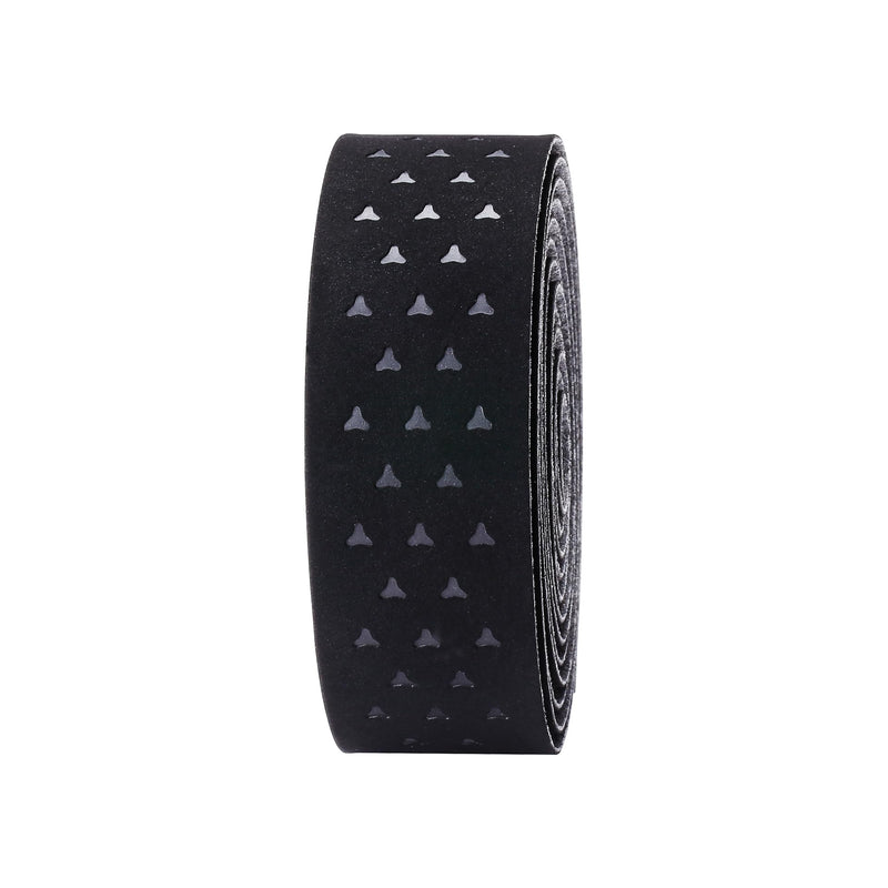 BBB Cycling RoyalRibbon Gel Lenkerband Rennrad | Stoßdämpfendes Griffband | Enthält Abschlussband und Lenkerstopfen | Schwarz | BHT-18