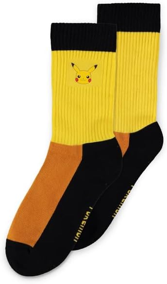 Pokémon Chaussettes multicolores pour homme Fan-Merch, Gaming