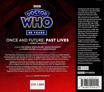 Doctor Who: Once and Future: Past Lives (Special Edition) CD