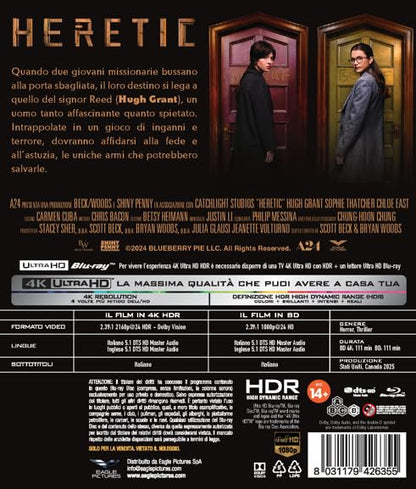 Heretic - 4K (Bd 4K + Bd Hd