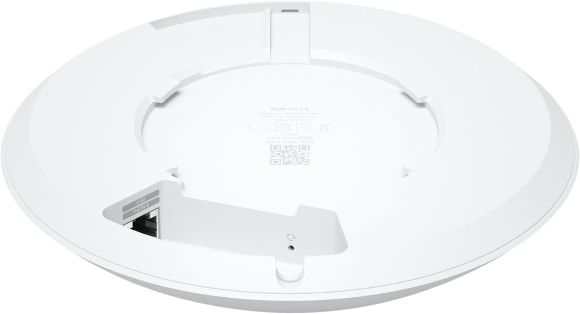 Ubiquiti U7-Lr Unifi 7 Long Range Wifi 7 Access Point With 5 Spacial Streams