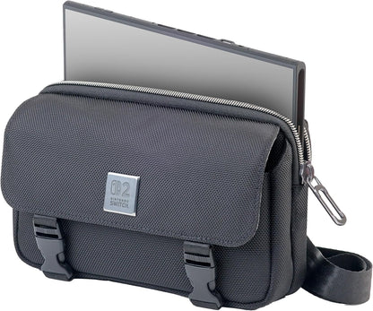 RDS - Licensed Nintendo Switch 2, Nintendo Switch OLED, & Nintendo Switch, Game Traveler Deluxe Horizontal Crossbody Bag – Holds Nintendo System and Accessories
