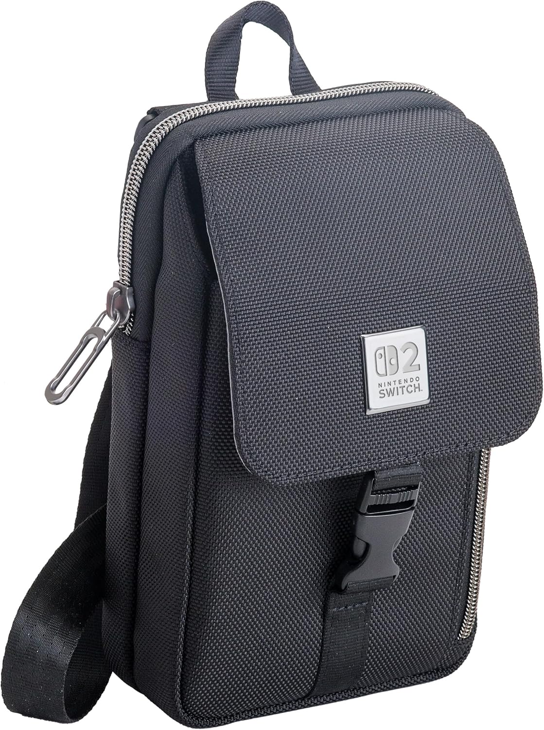 RDS - Licensed Nintendo Switch 2, Nintendo Switch OLED, & Nintendo Switch Traveler Deluxe Vertical Crossbody Bag – Holds Nintendo System and Accessories