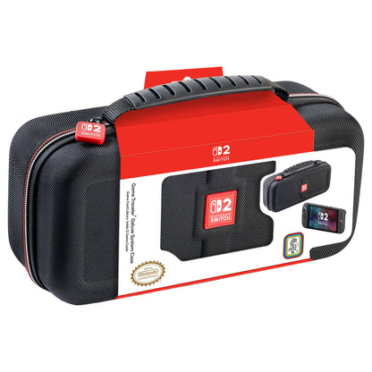 RDS - Licensed Nintendo Switch 2, Nintendo Switch OLED & Nintendo Switch Systems Game Traveler Deluxe System Case – Holds 12 Game Cards & microSD Card Case Holds 2pcs & Each Holds 2 microSD Cards