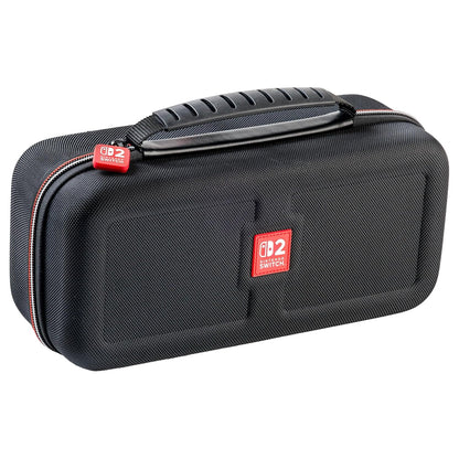 RDS - Licensed Nintendo Switch 2, Nintendo Switch OLED & Nintendo Switch Systems Game Traveler Deluxe System Case – Holds 12 Game Cards & microSD Card Case Holds 2pcs & Each Holds 2 microSD Cards