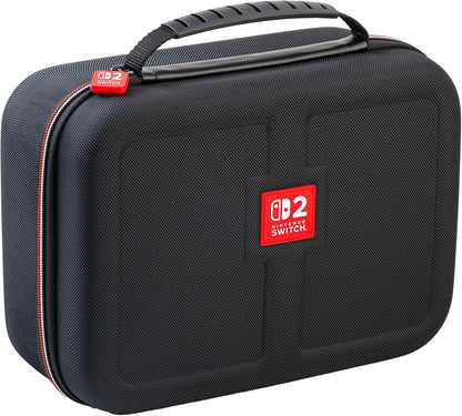 RDS - Licensed Nintendo Switch 2, Nintendo Switch OLED & Nintendo Switch Systems Game Traveler Deluxe System Case – Holds AC Adapter, HDMI Cable, Joy-Con Straps & Game Card Case & Cards