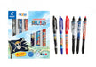PILOT x ONE PIECE - Collector's Set of 3 Frixion Ball + 3 Frixion Ball Plus + 4 Stickers - Erasable Pens - Limited Edition One Piece - Refillable Inline Skates - Black, Blue, Red - Medium Tip