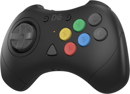 Retro Fighters D6 Dreamcast Wireless Controller for Switch/PC/Dreamcast, Black