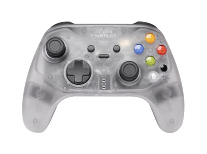 Retro Fighters Hunter XBOX Wireless Controller for XBOX/Switch/PC, Crystal