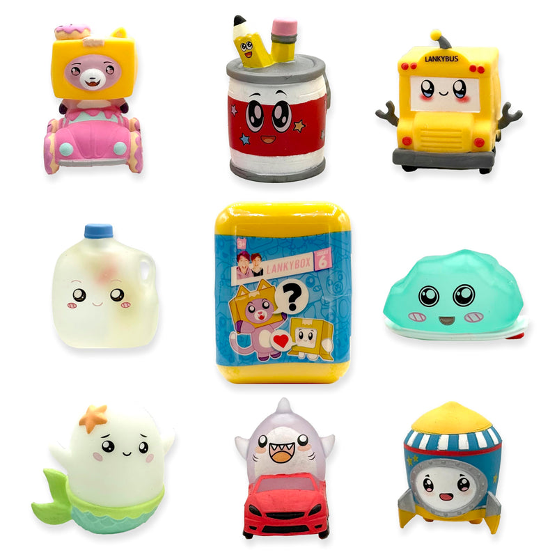 LankyBox Mini Mystery Figures – Series 6, Collectible Mini Figures, Squishy Figures, Officially Licensed Merch, Styles May Vary
