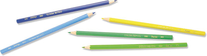 Pentel Arts Colour pencils, Assorted colours, 1 pack of 12 pencils