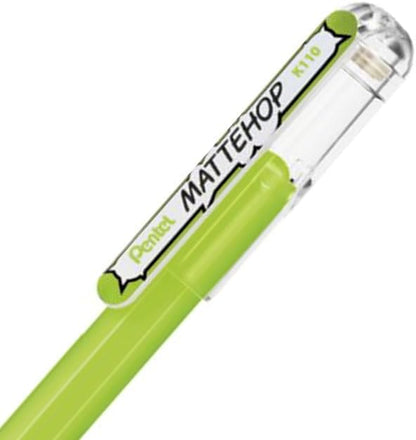 Pentel Arts Mattehop K110 Sweet Colours 1.0mm tip (Pack of 7)