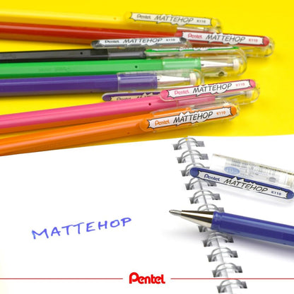 Pentel Arts Mattehop K110 Sweet Colours 1.0mm tip (Pack of 7)