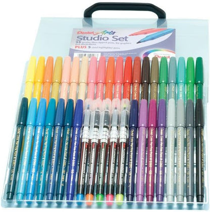 Pentel S360PP-35A Arts Studio Set, Pack of 40
