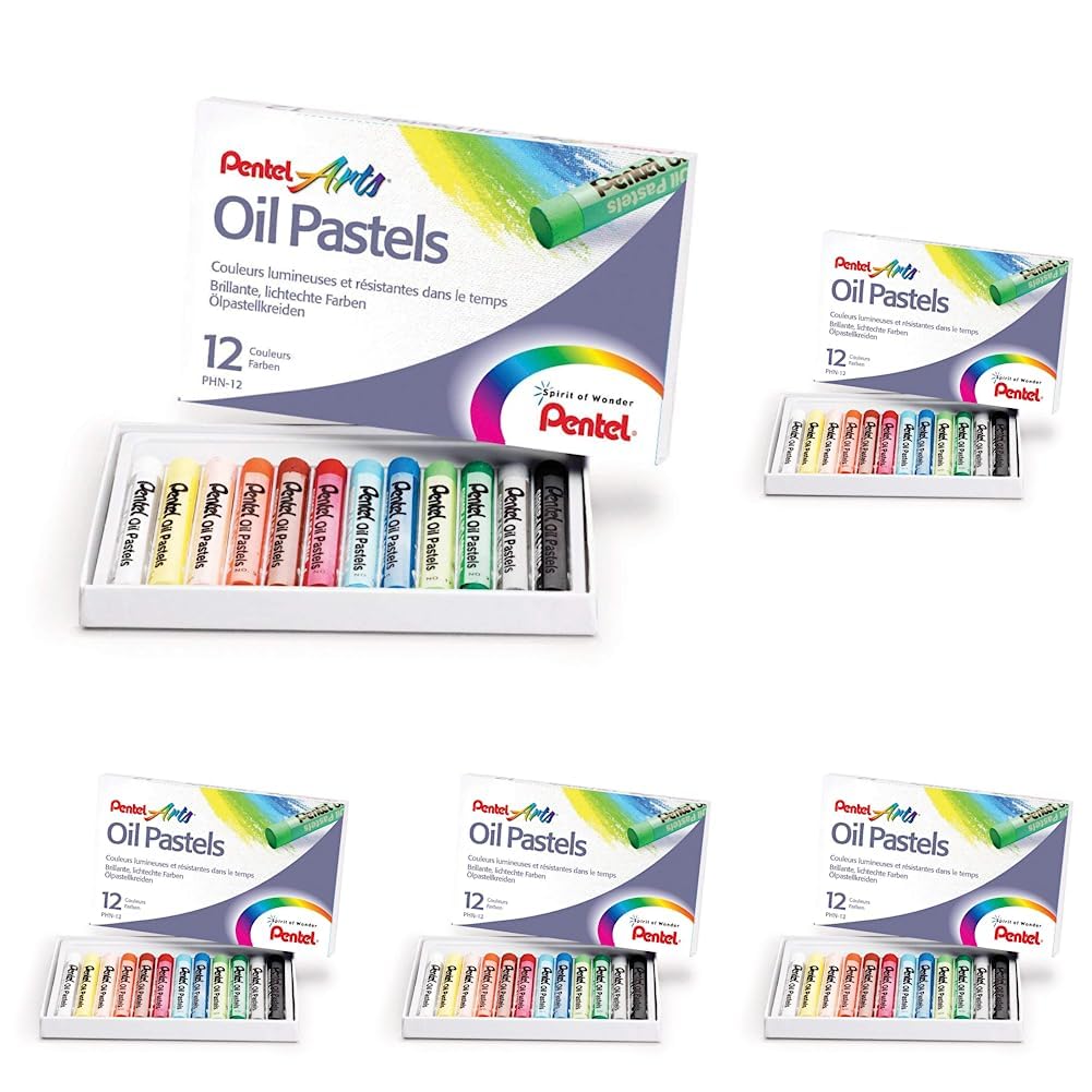 Pentel Oil Pastel Set (Pack of 60)