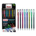 Pentel Hybrid Dual Metallic Liquid Gel Roller Pen YK110/8-M - Pack of 8 Pens in 16 Shimmering Metallic Colours