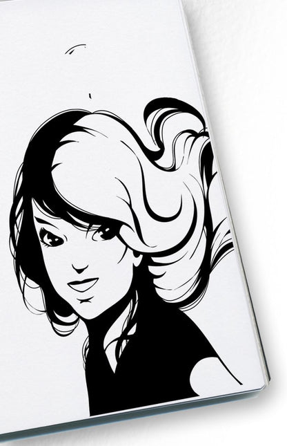 Pentel Arts S20P, Manga Masters Pen Set, 4 Pointliner Tip Sizes 0.05-2.0mm & 2 Brush Pens, Black ink (Pack of 6 Pens