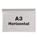 Industrial Strength Clear Pocket, Magnetic, H.316 x W.436mm, A3 Horizontal, Pack of 10 Clear and Durable Presentations, Ideal Rigidity for Everyday Use Display Projects, Protective Shields