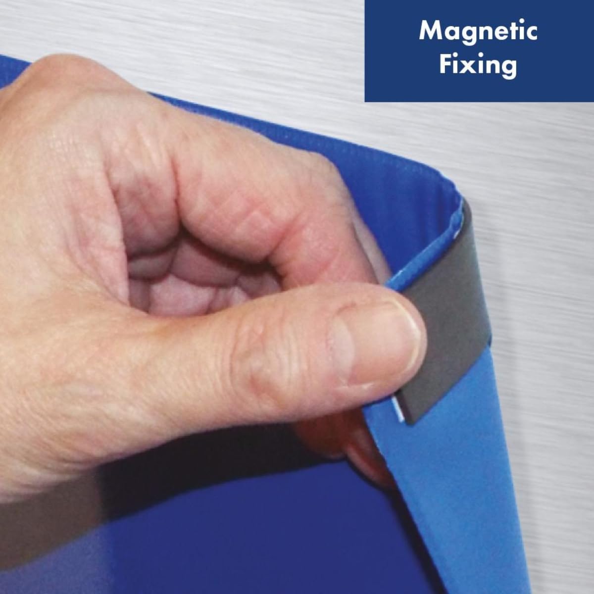 The Products Store WRP5H/10 Magnetic Wrap-Around Pocket A5 148 x 210mm (hxw), Blue