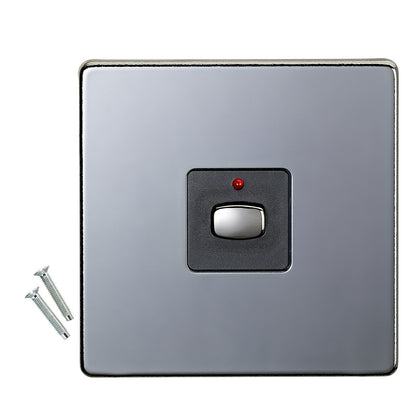 MiHome Smart Black Nickel 1 Gang Dimmer