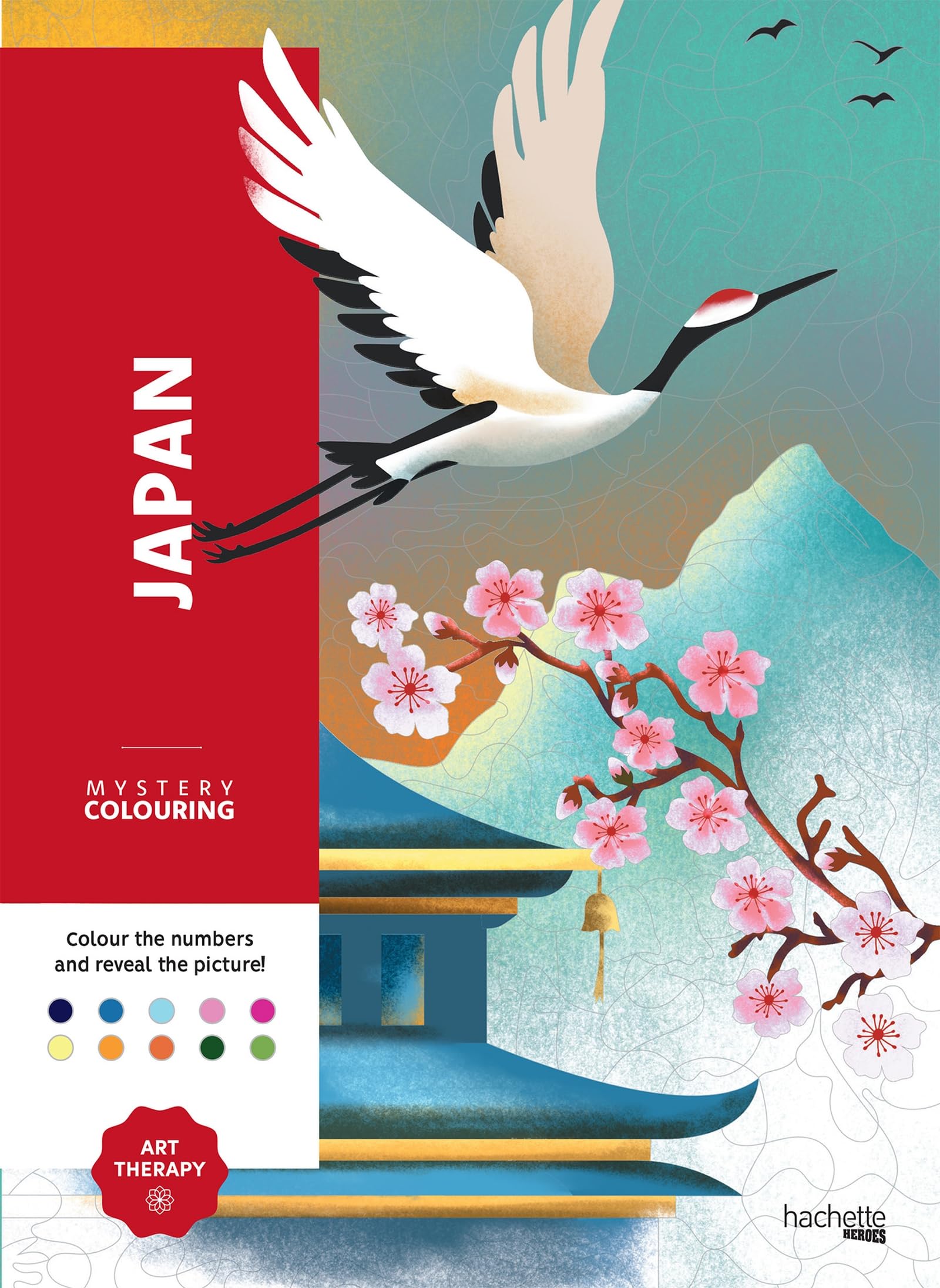 Mystery Colouring - Japan: Reveal iconic Disney characters with colour by number