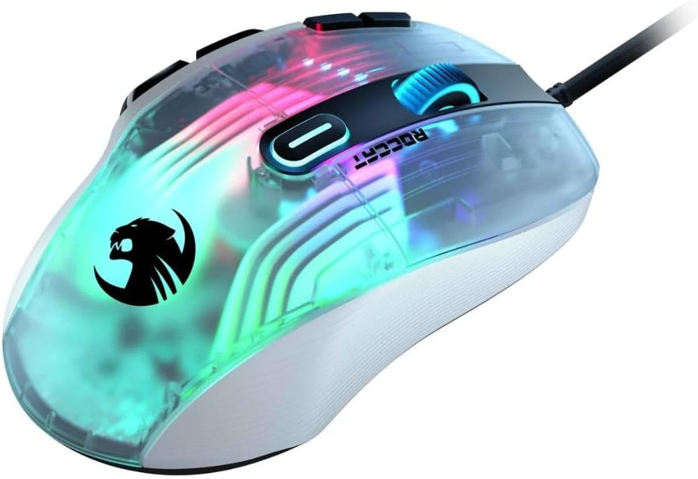 Roccat: Kone Xp - Ergonomic 3D Lighting - Gaming Mouse - White (Pc)