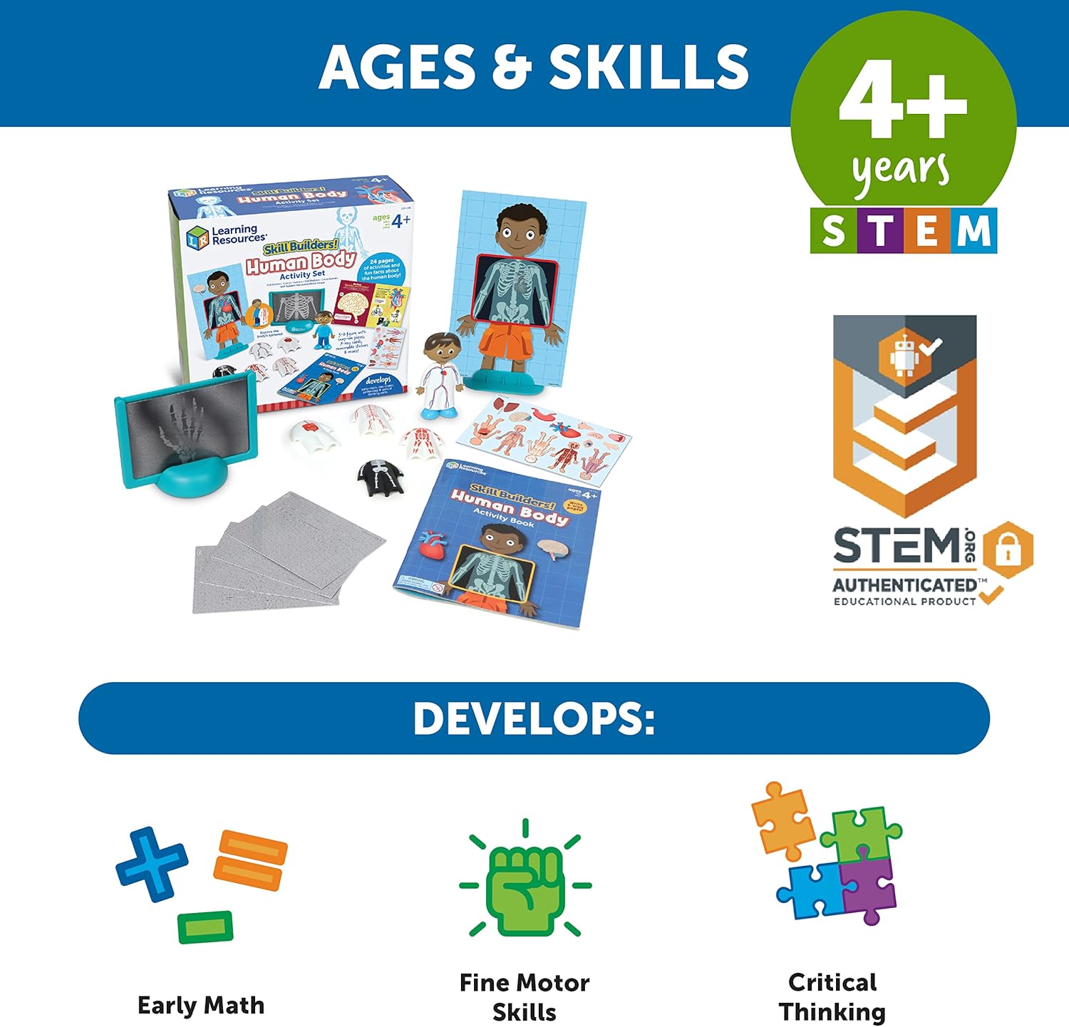 Learning Resources - Skill Builders! Human Body (Lsp1261-Sca)