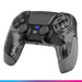 Oniverse Wireless Controller for PS4 PS3 PC ANDROID iOS, Stereo Headset Jack, Adjustable Vibrations, touchpad, macro back buttons, Turbo mode, Wake up, 6 Axis sensor - Revolt (Mercury Grey
