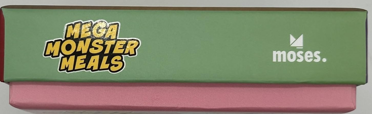 moses Mega Monster Meals Fuerte para Toda la Familia, memoriza Cartas y combina inteligentemente para 2 a 5 Finales de Juego a Partir de 8 años (90610