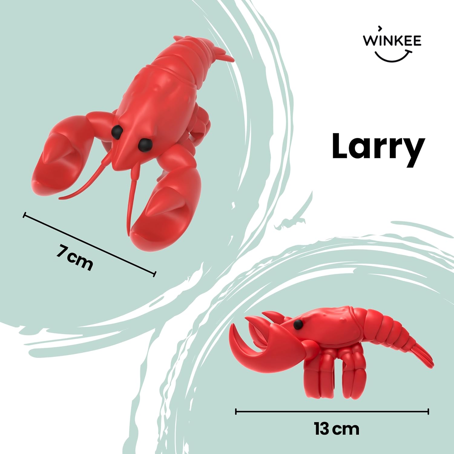 Winkee - Larry Lobster Steam Release & Spoon Holder - Red