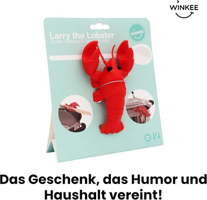 Winkee - Larry Lobster Steam Release & Spoon Holder - Red